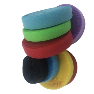 Top Grade Colorful Soft <b>Hook</b> and Loop Fasteners 100% Nylon Sewing <b>Hook</b> and Loop Fastener Tape Sew on <b>Hook</b> and Loop Tape - Product Image 3