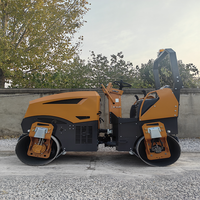 Compacteur routier Caterpillar d'occasion à double tambour vibrant de haute qualité, compacteur lourd pour projets