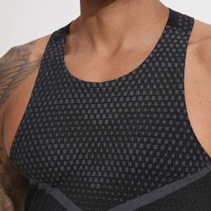 Canotte da Corsa Estive Leggere e Traspiranti da Uomo, Asciugatura Rapida, Senza Maniche, Girocollo, in Poliestere Spandex, per Allenamento in Palestra - Product Image 3