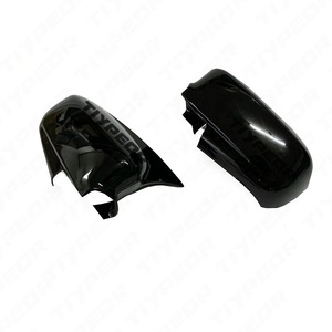 Para Honda Civic 2002- <span class=keywords><strong>2005</strong></span>, cubierta de <span class=keywords><strong>espejo</strong></span> retrovisor lateral de cuerno de buey negro brillante - Product Image 5
