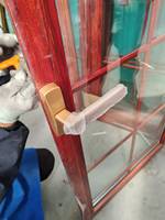 Fenêtre à battants design bois usine vente directe fenêtres modernes en bois aluminium personnalisées