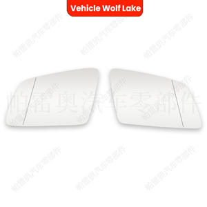 Cristal de espejo lateral para coche Mercedes-Benz 212 2009-2013, piezas de repuesto izquierda y derecha, ABS blanco - Product Image 1