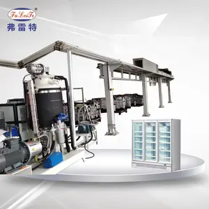 Singapore cool cabinet polyurethane foam chassis polyurethane hanging foam production line factory