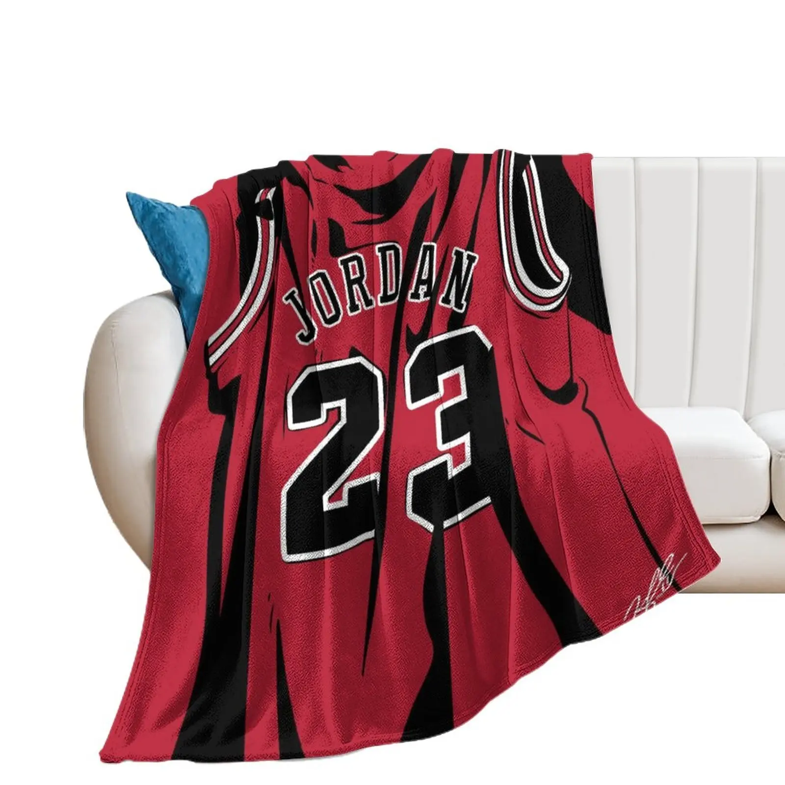 Coperte personalizzate coperta in pelliccia sintetica NBA Jordans Kobe Fans regali basket Jersey coperte in pile