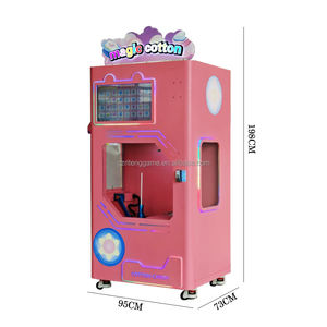 Alta calidad completamente automático comercial inteligente pantalla táctil caramelo hilo dental/máquina expendedora de algodón para panadería nuevo - Product Image 2