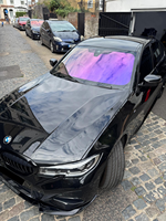 Film pour vitres de voiture à haute performance thermique, contrôle solaire haute transparence, violet bleu caméléon