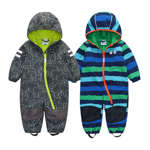 Combinaison imperméable à capuche pour enfants, vêtements pour bébés, personnalisés, combinaisons pour garçons, barboteuses, pantalon de <span class=keywords><strong>pluie</strong></span>, - Product Image 5