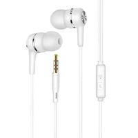 Vente en gros usine – Écouteurs intra-auriculaires 3,5 mm avec contrôle mobile, basses profondes, universels, sans bruit, dynamiques, en plastique, filaires, 1,2 m