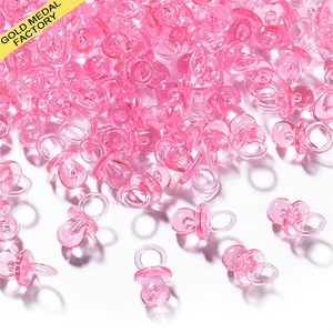 50 <span class=keywords><strong>Chupetes</strong></span> de Plástico de 0.86 Pulgadas para Baby Shower, Juego de Revelación de Género, Recuerdos para Fiesta, Decoración de Mesa, Regalo para Fiesta - Product Image 1