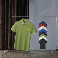Groothandel ODM op maat geborduurde bedrukte design logo sport luxe smart casual ademende heren zwarte overhemd polyester/katoen