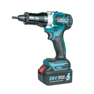 High <b>Power</b> M3-M12 Brushless Full Automatic Cordless Lithium Pull Screw Nut Gun Portable Pulling Blind Nut Riveter <b>Tools</b> - Product Image 4