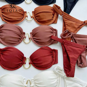 مجموعات بيكيني وملابس شاطئ عالية الجودة بتصميم مخصص، توريد مباشر من المصنع لعلامات تجارية للملابس البحرية النسائية - Product Image 1