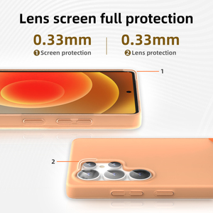 เคสโทรศัพท์แบบแข็ง 2-in-1 รุ่นปี 2025 ดีไซน์ใหม่ ป้องกันการตกกระแทก ผิวสัมผัสนุ่มแบบด้าน  ป้องกันรอยนิ้วมือ สำหรับโทรศัพท์มือถือรุ่นต่างๆ - Product Image 2