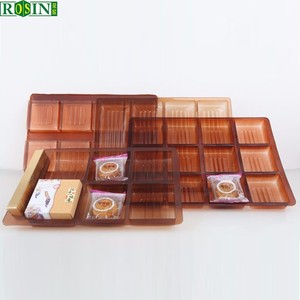Vuông bánh trung thu khay rõ ràng nhựa MOONCAKE cá nhân container khay bên trong 8.5cm 6 Ngăn khay cho MOONCAKE - Product Image 6