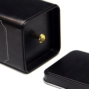 Nhà Máy Tùy Chỉnh Trà-Lá Quà Tặng Kim Loại Bao Bì Hai Lớp Nắp Bên Trong Nắp Con Dấu Kín Trà <span class=keywords><strong>Tin</strong></span> Có Thể Với Cao chất Lượng - Product Image 4