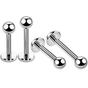 Piercing de <span class=keywords><strong>Labret</strong></span> de Titanio G23 de 16g, Joyería para Perforaciones, Piercing <span class=keywords><strong>Vertical</strong></span> de Cartílago Labial para Niños, Piedra Principal de Zirconia para Regalo - Product Image 4
