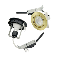 Downlight LED moderne commercial encastré rond or plafonnier blanc chaud aluminium lampe à LED pour projecteurs de salon