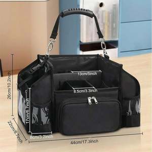 กระเป๋าเครื่องสำอางแบบสะพายพาดลำตัวแบบพกพา, กระเป๋าเครื่องสำอางหลายกระเป๋าสำหรับตัดผม - Product Image 3