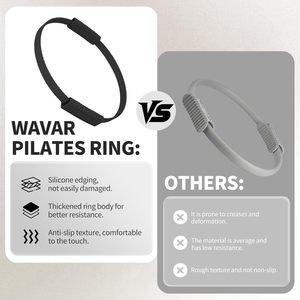 Kit de Entrenamiento en Casa con Banda de Resistencia de Yoga y Pilates de PVC Ecológico, Set Portátil de Pilates con Pelota de Yoga de 25 cm y Accesorios - Product Image 3