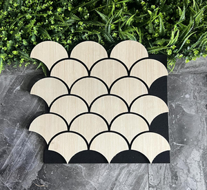 Panneau mural acoustique en bois Akupanel moderne décoratif en chêne naturel WPC MDF insonorisant imperméable ignifuge en <span class=keywords><strong>feutre</strong></span> <span class=keywords><strong>noir</strong></span> - Product Image 4