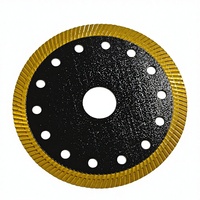 Lame de scie à turbine diamantée professionnelle personnalisée, qualité industrielle, pour la découpe à chaud du granit, du marbre, des carreaux et du quartz, 115 mm