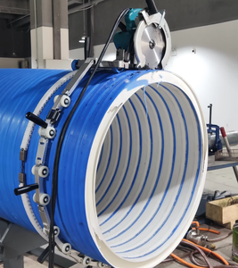 เครื่องตัดท่อ HDPE แบบโรตารี่กึ่งอัตโนมัติ EUPC48 รุ่นใหม่ ขนาดใหญ่ แบบพกพา สำหรับตัดท่อ PE ขนาด 500-1200 มม. - Product Image 4