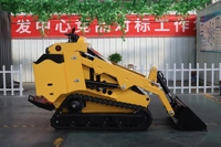 Neuer Mini-Raupenlader T750 von chinesischer Marke – Kleiner Aufsitz-Raupenlader mit Schneefräse zum Verkauf