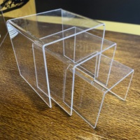 Présentoir en acrylique transparent personnalisé support en gros vitrine en acrylique