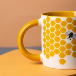 Vaisselle écologique en porcelaine, 1 pièce, impression sûre, pour thé blanc, tasses proms - Product Image 5