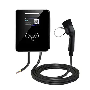 Caricabatterie da 7-22KW 1/3 fase livel2 16-32A OCPP APP 4G Type1/2 GB/T Wallbox AC Elecelectric stazione di ricarica per auto