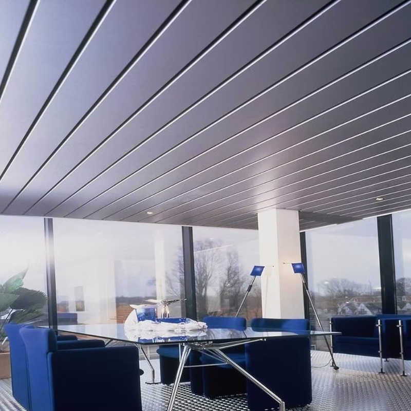 Aluminum Linear Ceiling Indoor Strip Ceiling