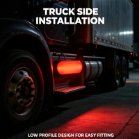 Feux de position latéraux LED universels 12V et 24V, adaptés à tous les camions, fourgons utilitaires et pick-up, fonctionnent comme indicateurs de largeur de véhicule