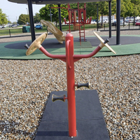 Taiji Wheel Multi-Gym Equipment Material de acero duradero para Fitness al aire libre Características Masaje de piernas