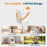 Conteneur de stockage d'aliments pour chiens et chats 13L, hermétique sous vide, bac à nourriture pour animaux de compagnie, maintien de la pression intelligent, scellage à une touche, qualité alimentaire