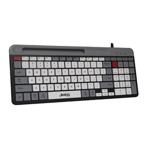 <span class=keywords><strong>Clavier</strong></span> d'ordinateur filaire et sans fil OEM 100 touches, <span class=keywords><strong>clavier</strong></span> fin filaire type chocolat avec support pour téléphone portable pour Windows, <span class=keywords><strong>Mac</strong></span>, PC, ordinateur portable - Product Image 5