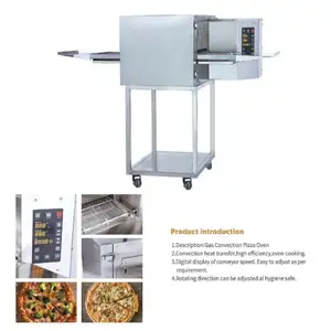 Commercial gas mini electric tunnel conveyor belt pizza oven machine 12 18 32 inch for sale restaurant equipment
