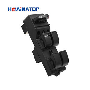 HOWINATOP 83593-S04-9500 pour Honda <span class=keywords><strong>Civic</strong></span> CX EX HX LX Si 4 portes 1996-2000 Commutateur de commande de vitre avant gauche côté conducteur 83593S049500 - Product Image 2