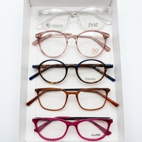 Déstockage : Montures de lunettes optiques en acétate de forme ronde, assortiment aléatoire de montures de lunettes