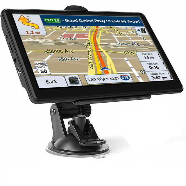 7 Inch Portable Car Truck GPS Navigation System 256MB+8GB Navigator Car GPS Navigation
