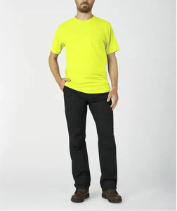 Nouveauté Summer Loose Fit Streetwear T-shirt coupe décontractée avec poche pour homme - Product Image 3