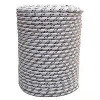 Corde de sauvetage en rappel de sécurité tressée 48 haute résistance 8mm/10mm/10.5mm/12mm corde d'escalade d'arbre statique