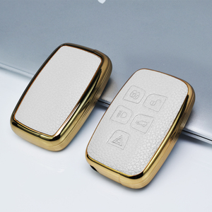 Tự Động Nội Thất Phụ Kiện Chìa Khóa Xe Phụ Kiện TPU + Da Chìa Khóa Xe Trường Hợp Bảo Vệ Bìa Phù Hợp Cho Land Rove <span class=keywords><strong>Jaguar</strong></span> Thông Minh <span class=keywords><strong>Key</strong></span> Trường Hợp - Product Image 2