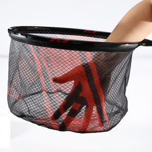 Filet de pêche pliant pêche à la mouche épuisette en alliage d'aluminium Nylon caoutchouc <span class=keywords><strong>poisson</strong></span> <span class=keywords><strong>rouge</strong></span> filet Portable rapide pliant poignée glace - Product Image 1