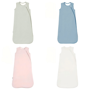 Sac de couchage en bambou CPC pour enfants, <span class=keywords><strong>1</strong></span>.0 <span class=keywords><strong>TOG</strong></span>, <span class=keywords><strong>gigoteuse</strong></span> bébé avec fermeture éclair YKK bidirectionnelle, KYTE, combinaison de nuit unie, OEKO-TEX - Product Image 2