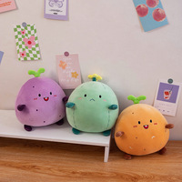 Personalizada Linda Diversión Multi-Color Patata Suave Alivio del Estrés Muñecas de Peluche de Algodón Juguetes de Peluche PARA LA Decoración