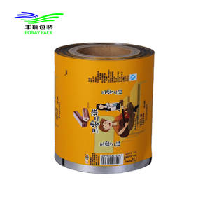 Rotolo di imballaggio alimentare personalizzato sigillo di colore giallo foglio termoretraibile confezione Pe per bustina d'acqua 500Ml Uv per <span class=keywords><strong>Film</strong></span> plastico Ldpe serra - Product Image 2