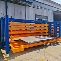 Étagère de stockage industrielle multi-niveaux en acier robuste, structure anti-rouille, revêtement en poudre, pour l'inventaire d'atelier