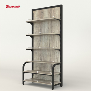 Dragonshelf <span class=keywords><strong>grigio</strong></span> verde venatura del legno ferro scaffali per negozi di fascia alta bellissimi scaffali per supermercati boutique d'arte - Product Image 3
