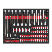 Outils à main plateaux pour boîte à outils atelier professionnel clé à douille ensembles d'outils combinés réparation automatique EVA 273 pièces emballage en Carton