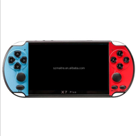 Vente directe d'usine, plus de 1000 jeux, console X7 Plus, écran vidéo couleur HD 5,1 pouces, arcade portable, joystick pour la famille, cadeau pour enfants, boîte